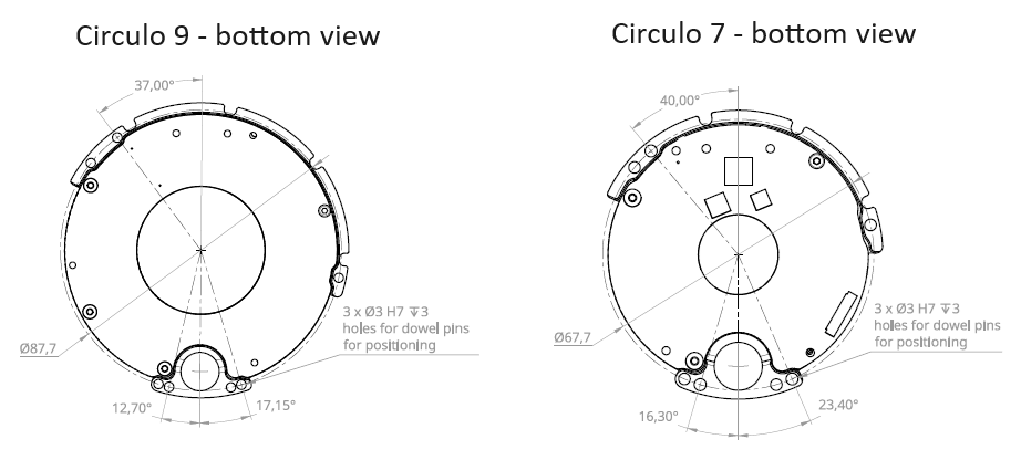 Circulo 9 and 7 bottom view